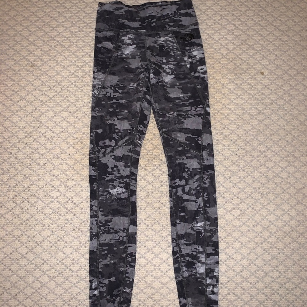 North Face camo leggings